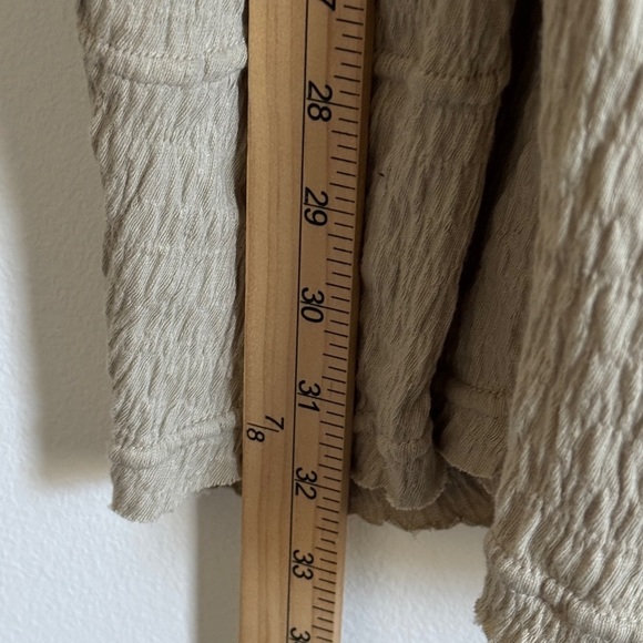 Free People FP Beach Get Obsessed Babydoll Dress size XS oversized green boho - Picture 10 of 10